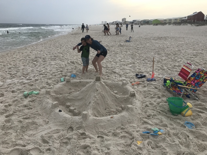 Beach Fun - Huge Sand Castle4.JPG